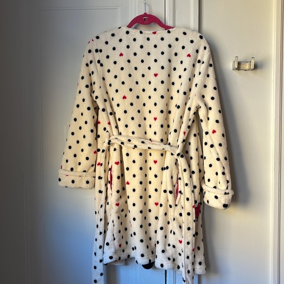 Betsey Johnson Plush Robe XS/S - Picture 7 of 8